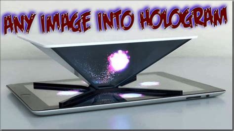 turn a picture into hologram.